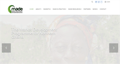 Desktop Screenshot of ghana-made.org